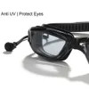 Goggles Mannen Vrouwen Professionele Waterdichte Anti Fog Clear Zwembril Zwembad Water Sport Bril Eyewear Met Sile Oordopjes HKD230725