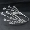 Haarspangen handgefertigt 2023 Zirkonia Braut Hochzeit weiches Stirnband Haarband Tiara Schmuck Accessoires Haarteile CHA10045