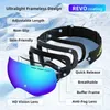 Goggle da sci inverno occhiali da sci invernale Ultralight Snowboard Goggles for Men UV proteggere gli occhiali da sci da neve Glassini da neve Donne Snow Mobile Eyewear Cycling HKD230725