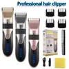 Hårtrimmer Professional Shaver Electric Shaver Men'sChargeble Shaver Justerbar Trimmer 230724