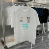 Męskie koszulki Odmów waluty BL23 Nowy produkt Limited Letter Logo Drukowane bawełniane krótkie rękawowe T-shirt dla mężczyzn i kobiet