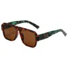 Luxe Design Zonnebril Mannen Vintage Grote Frame Bril Vrouwen Retro Vierkante Brillen Uv400 Eyewear