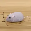Electric/RC Zwierzęta bezprzewodowe elektroniczne zdalne sterowanie szczury pluszowe zabawki myszy RC Flocking Emulation Toys Rat for Cat Dog żart Scary Trick Toys 230724