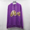 Felpe da uomo Designer Uomo per donna Felpa Tech Purple Felpe con cappuccio Teddy Bear Felpa con cappuccio da donna Felpa con cappuccio manica lunga Fashion L230725