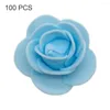 Fiori decorativi 100 pezzi durevoli 3,5 cm rose artificiali bouquet ghirlanda fai da te fiore riutilizzabile senza irrigazione Pography Prop