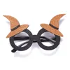 Halloween Kinder Niedliche Haarschmuck Baby Cosplay Requisiten Kürbis Sonnenbrille Stirnbänder Imp Theme Lustige Kürbis Haarkarte