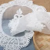 Table Mats Lace Tablecloth Oval Cotton Crochet Placemat Cup Mug Tea Coffee Kitchen Dining Place Mat Doily Wedding Glass Pad