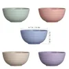 Servis uppsättningar Ramen Bowl Set Camping Plate Cereal Plastic Mixing Bowls Kitchen Plates