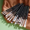 Makeup Tools Jessup Eye Makeup Brushes Set 15pcs Precise Eyeshadow Brush Eyebrow EyeLiner Blending Concealer Natural Synthetic Black T177 230724