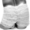 Slip à volants en dentelle Sissy sous-vêtements boxeurs culottes Lingerie Sexy culotte à froufrous jupons couches hommes gais