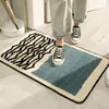 Tapis de bain créatif tapis de pied doux Rectangle douche tapis antidérapant maison tapis salon entrée sol tapis en peluche salle de bain décoration