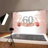 Background Material Rose Gold 60s Background Women's Birthday Party 60s Background Decoration Props x0724