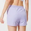 Pantalones cortos deportivos para mujer Pantalones cortos de bolsillo de verano de diseñador para mujer con diseño antideslumbrante Pantalones cortos para correr deportivos casuales transpirables y que absorben el sudor