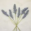 Fiori secchi 6 pezzi / fascio PE lavanda economico fiore artificiale pianta decorazione della parete bouquet materiale manuale fai da te vasi per la casa R230725