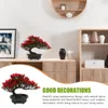 Dekorative Blumen, Strauch, Desktop-Verzierung, Bonsai-Material, Simulationsbaum-Ornament, künstliche Kiefernimitation, emuliertes Grün