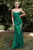 Sukienki swobodne zielony poślizg Maxi sukienka dla kobiet 2023 wiosna lato satynowy koronkowy koronkowy kolor solidny kolor sexy elegancki słodki impreza hurtowa nr 705