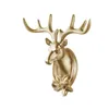 Decorative Objects Figurines Deer Head Wall Hook Three dimensional Crafts Creative Ornament Collectible Hat 230725