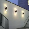 Duvar lambası Nordic Led Açık Kapalı Yatak Odası Başucu Oturma Odası Sconce Corridor Loft Merdiven Aydınlatma Armatürü Alüminyum
