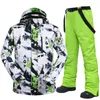 Skijacken 2023 Skianzug Herren Winter 30 warm winddicht 10k wasserdicht und Snowboard-Sets Herren Snowboardhose 230725