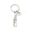 Drive Safe Potrzebuję cię tutaj ze mną metalowe liste breloyan love You Key Ring Round wisiorek urodzinowe Chritsmas Prezent Ojca