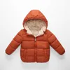 Daunenmantel ZWY664 Fleece Winter Parkas Kinder Jacken Für Mädchen Jungen Warme Dicke Samt Kinder Mantel Baby Oberbekleidung Säugling Mantel HKD230725