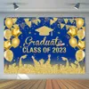 Achtergrondmateriaal Mocsicka 2023 Graduation Party Achtergrond Fotografie Graduate Portrait Achtergrond Bachelor's Hat Balloon Photo x0724
