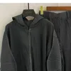 Chándales de hombre Miyake Conjuntos plisados Estilo coreano Verano Temperamento Traje informal para dama Llegadas Color sólido Elegante Hoddie y pantalones