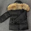 Women's Down Parkas Kids Winter Down Jacket Raccoon Fur Collar Toddler Clothing Warm Outerwear Coat for Baby Boys Girls 0-14 Years Snowsuit Hkd230725