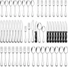 Dinnerware Sets 24-Piece Flatware Set With Steak Knives Stainless Steel Silverware Cutlery Service For 4 Tableware Eating Utensils