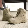 Stövlar Autumn Winter Military Boots Outdoor Manliga vandringsstövlar Män Special Force Desert Tactical Combat Ankle Boots Men Work Boots 230724