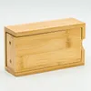 Zajęcia gier na świeżym powietrzu Bamboo Kości Tower Składany drewniany zamek Roller Rolling Case do gry planszowej DND D D RPG 230725