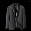 Ternos masculinos de venda terno listrado de negócios masculino casamento blazer jaqueta clássica preto patchwork casaco moda formatura vestido de festa tamanho superior 4XL-S