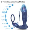 Brinquedos Anais Massageador Estimulador de Próstata Bluetooth Aplicação de Controle Vibrador Telescópico Estimulador de Próstata Brinquedo Sexual Masculino Anal 230724