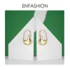 Stud Enfashion Irregular Pocket Women's Pendant Earrings Gift Gold Loud Ming Earrings Fashion Jewelry Orbelen EM191006 230725