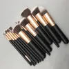 Ferramentas de maquiagem 14 pçs pincéis de maquiagem conjunto para base em pó blush lábio sobrancelha sombra delineador pincel ferramenta cosmética 230724