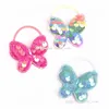 Farfalla con paillettes per bambini Accessori per capelli carino bowknot Neonate colorate Barrettes Fascia per capelli per bambini Clip BB B439