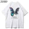 Men's T-Shirts Y2K Butterfly Men's and Women's T-shirts Street Apparel Harajuku Short Sleeve T-shirt Cotton Harajuku T-shirt Loose Hip Hop Top 230724