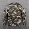 Giacche da uomo Giacca casual autunnale Giacca mimetica militare Cargo Moda Primavera Capispalla Plus Size Cappotto da uomo sciolto Escursionismo