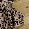 Clothing Sets Summer Born Infant Baby Girl Clothes Set Leopard Shorts Overalls Outfits Costumes 0-18 Months