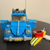 Blöcke 1193PCS Technische Bule Käfer Gebäude 10252 Klassische Auto Modell Creator Montieren Fahrzeug Ziegel Spielzeug Für Jungen Kinder Geschenk 230724