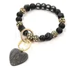 Pulsera de silicona con estampado de leopardo para mamá, llavero bonito para llaves de coche, regalo para mamá df098