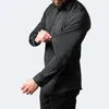Koszule sukien męskich plus size wysoka elastyczność koszule bez szwu Mężczyźni Długie rękawy Najwyższa jakość Slim Casual Luxury Shirt Social Formal Dress koszule NS5562 230724