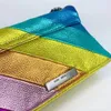 Kurt Geiger Bag Designer Sac à bandoulière Rainbow Eagle Chaîne Sacs Sac à main Lady Slingbag Joining Colorful Crossbody Purse Patchwork Embrayage Sac à main