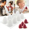 Baking Moulds 8 Grids Christmas Pine Cone Candle Silicone Mould 3D Creative Pastry Cupcake Cookie Cake Chocolate Molds Dessert Maker