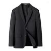 Men's Suits Boutique XL-9XL Fashion Business Korean Version Plus Fat Stripe British Style Leisure Slim Work Wedding Host Blazer
