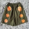 Diseñador de moda corta Ropa casual Kapital Kountry's Trendy Smiley Face Pantalones cortos casuales sueltos