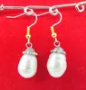 Dangle Earrings Large Baroque Pearl 2 Pairs White/black Natural Mothers Day Gift