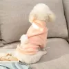 Hondenkleding Pretty Pet Pullover nauwsluitend elastisch kostuum Leuke hoodie voor teddy sweatshirt
