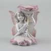 Decorative Objects Figurines Butterfly Fairy Figurine Display Stand for Crystal Glass Lens Ball P ography Lensball Base Sphere Egg Globe Holder Home Decor 230725