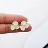 Stud Earrings 2023 Fashion Flower For Women Korean Pearl Sweet Cute Statement Jewelry Party Gift Pendientes Mujer